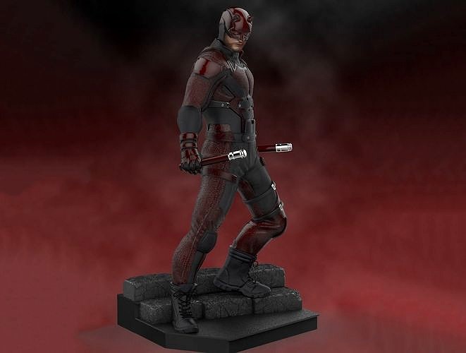 Daredevil Statues 3D Printing Model Stl | 3D