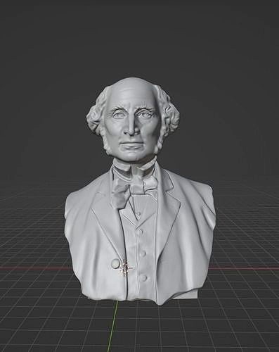 John Stuart Mill | 3D