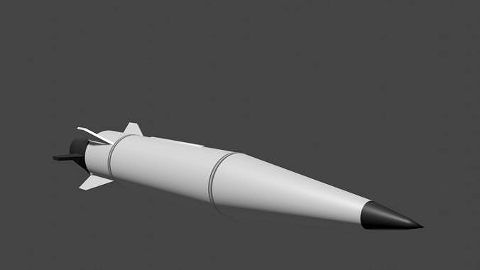 Kh-47m2 Hypersonic Missile - 3D Print | 3D
