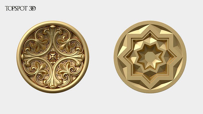 Backgammon Chips | 3D