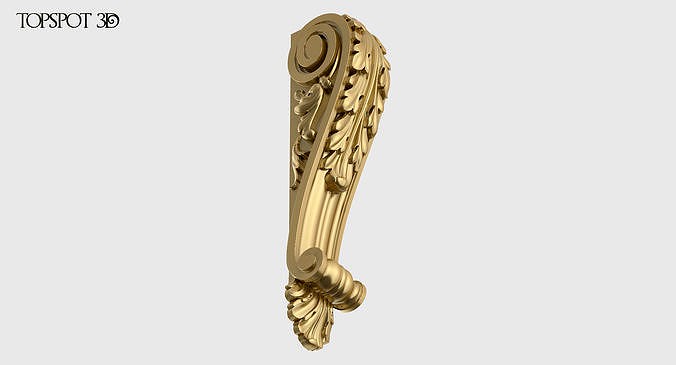 Corbel with Acanthus | 3D