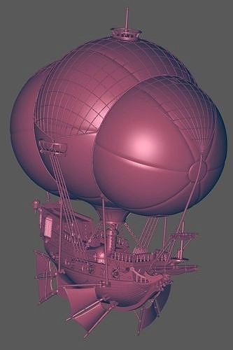 Classic Airship Khymera | 3D