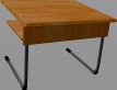 School desk 3D Model