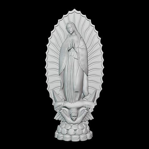 Our Lady of Guadalupe  Set 3D print model Virgin Mary  | 3D