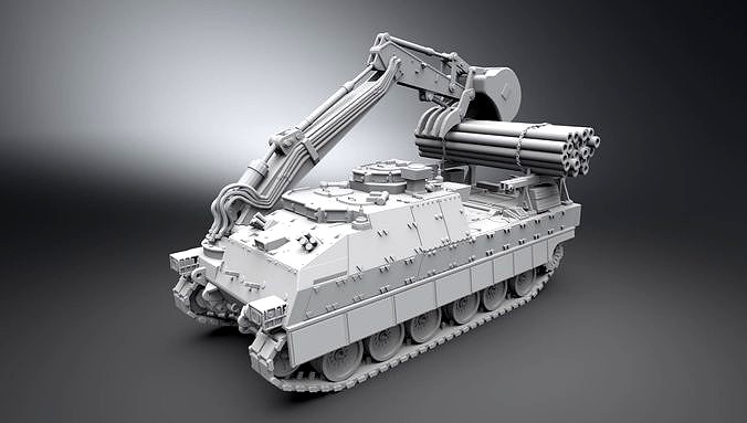 Trojan Armored Vehicle Scale model | 3D