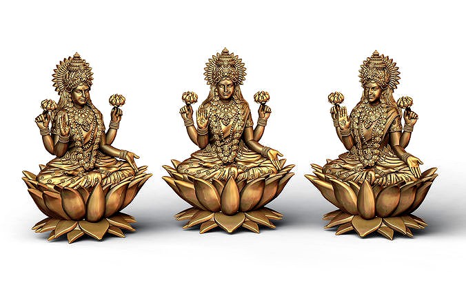 Saraswati Mata 3D Model 01 | 3D