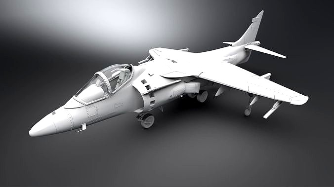 Harrier Jump Jet scale model | 3D