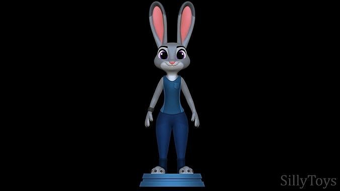 Judy Hopps ZPD Training outfit -  Zootopia | 3D