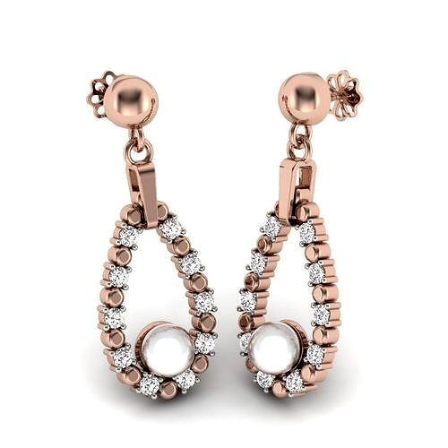 Dangle earrings  | 3D