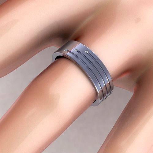 Parad Bend Engagement Ring | 3D