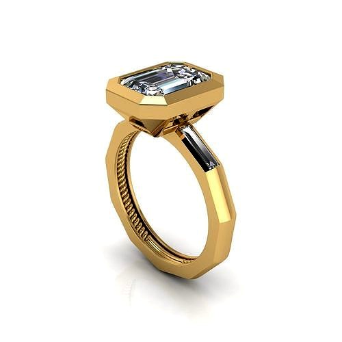 Eli Blatt Diamond Ring | 3D