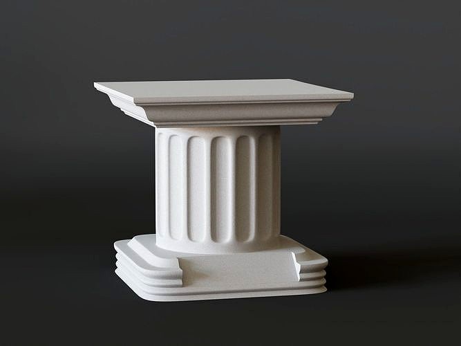 pedestal 01  | 3D