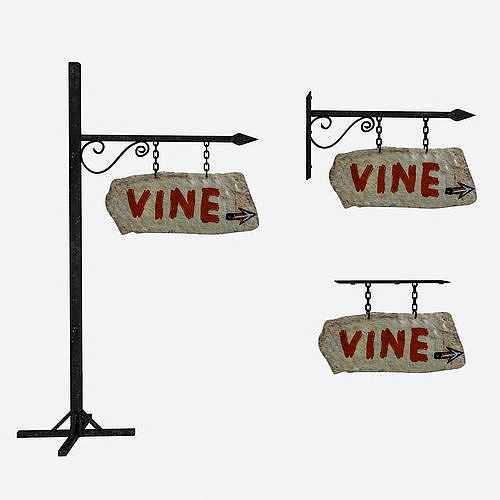 old stone vine sign 02