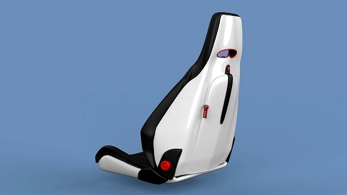 Basic car seat concept design 3D model