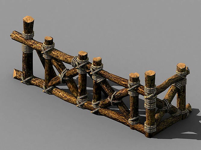 Wood-Guardrail-Fence 01
