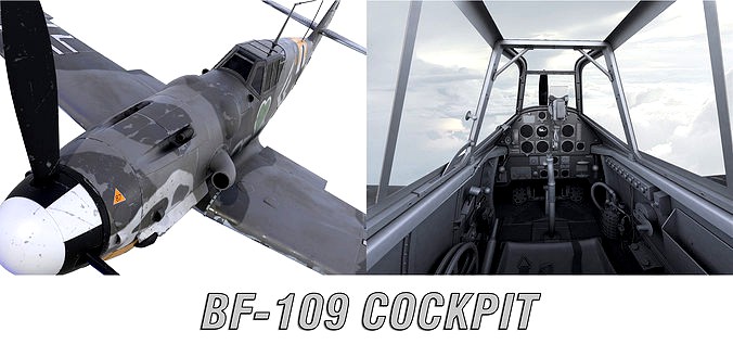 BF-109 and cockpit