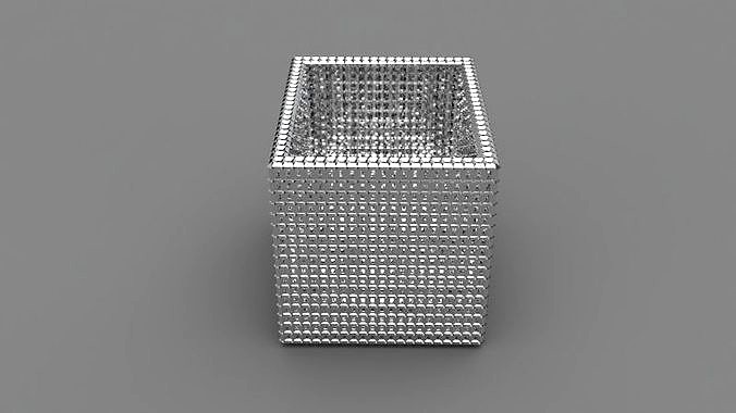 METALLIC CUBE PATTERN