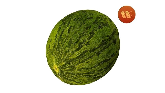 Santa Claus Melon - Real-Time Scanned