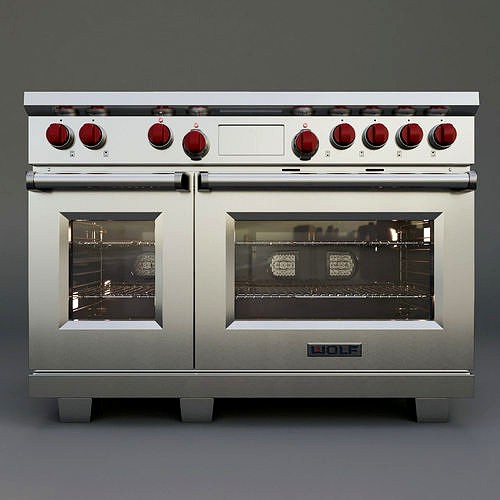 WOLF 48 Inch Range 3d model