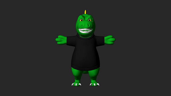 Cartoon Crocodile Character model