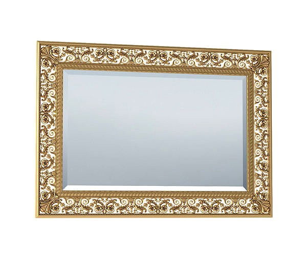 Classic mirror with facet