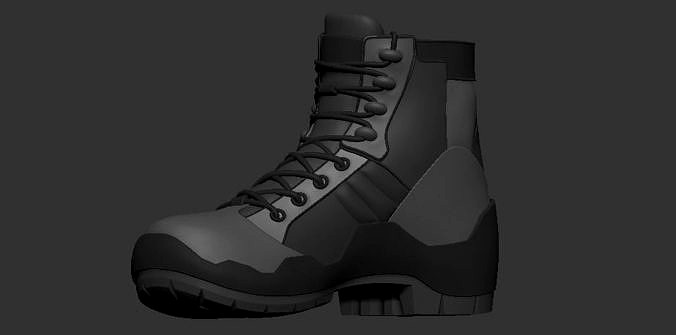 Soldier boots - high mesh