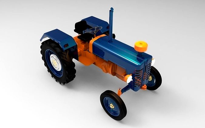 Blue Orange Tractor