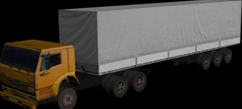 Lowpoly truck 3D Model