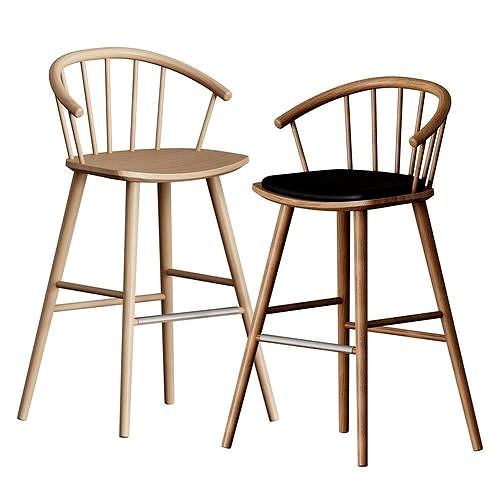 Sleek Bar Stool by Bolia