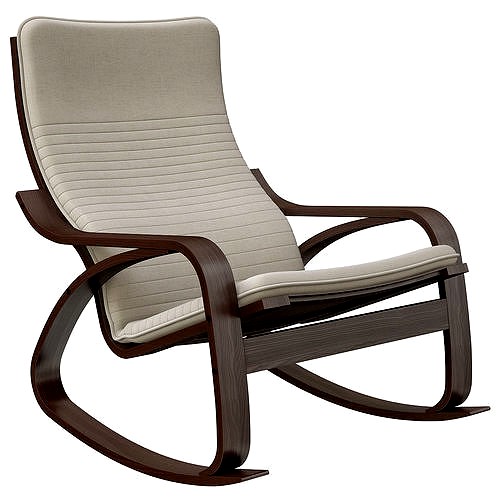 Poang Rocking Chair Ikea 3d model