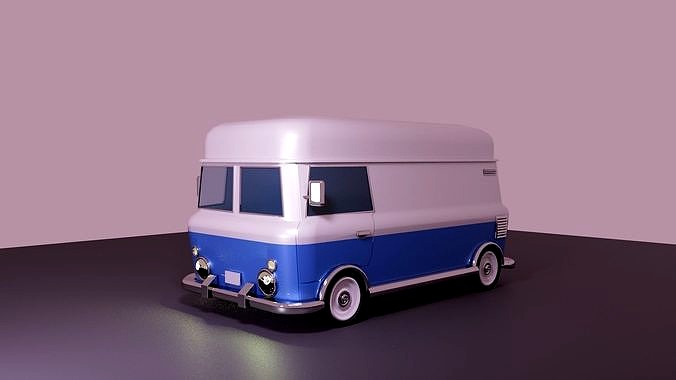 Cartoon van