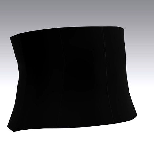 KORSET BLOUSE LOOK BLACK MODERN