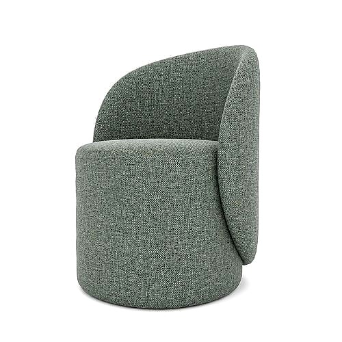 Nordic style foldable swivel design chair for bedroom