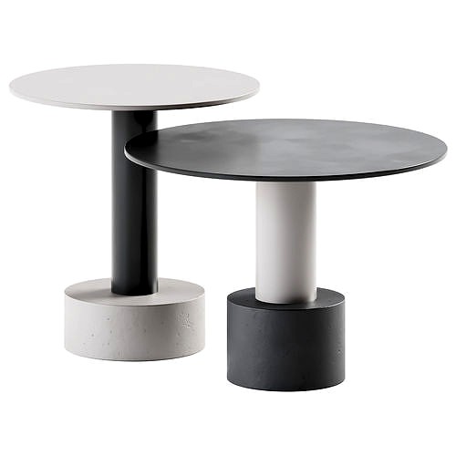 Roll Outdoor Coffee Tables by Kettal