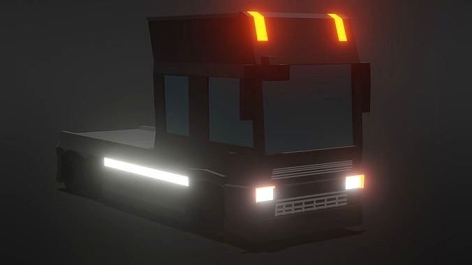 truck low-poly