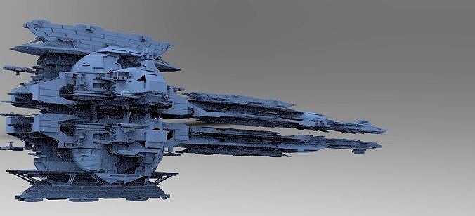 Sci-Fi Droid Prowler Ship