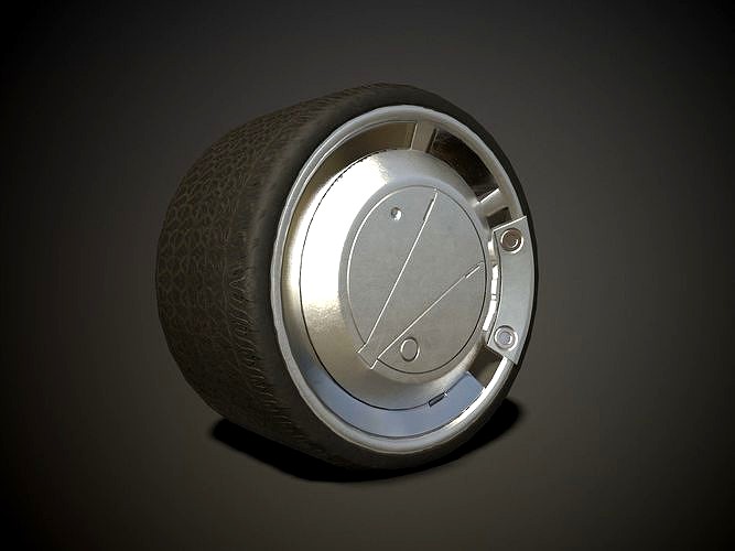 WHEEL AND TIRE 2 3D model