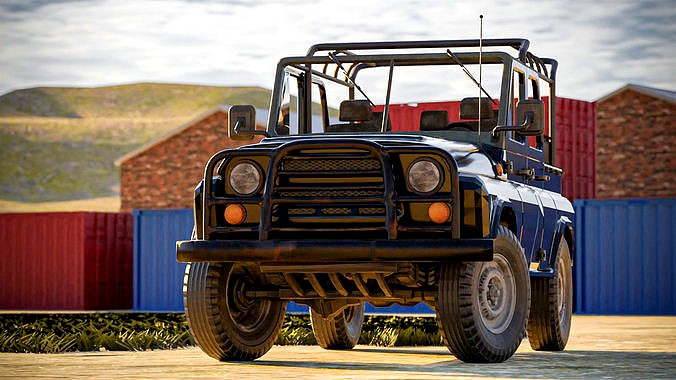 UAZ Hunter Military Vehicle