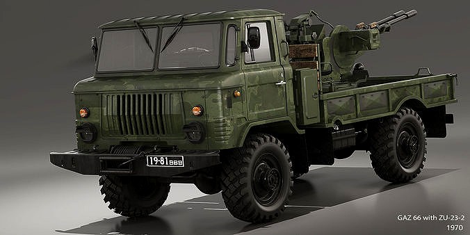 GAZ 66 with ZU-23-2 1970