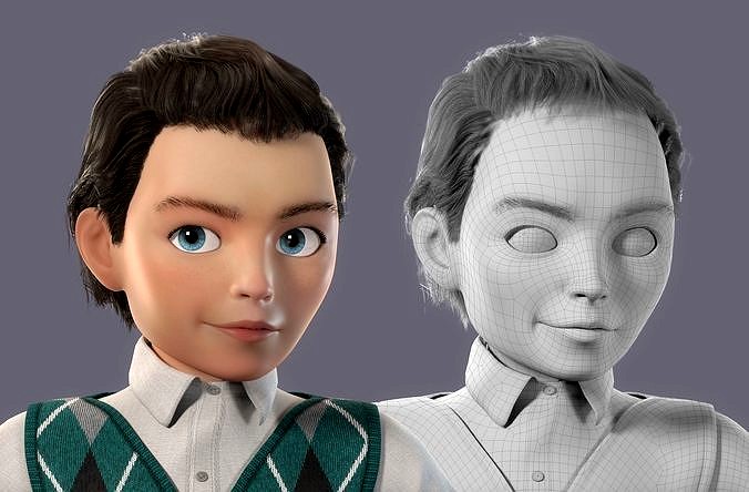 Cartoon men with binding