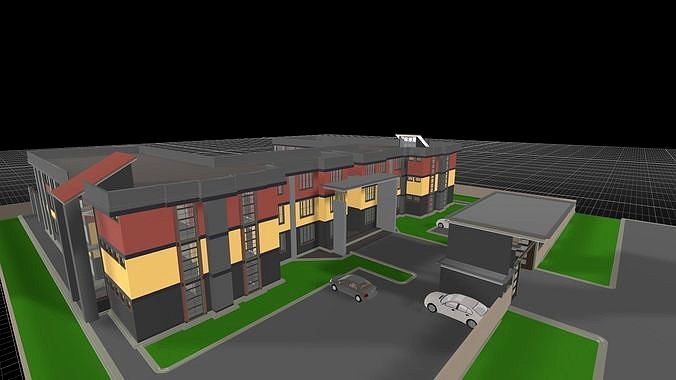 School Exterior Model