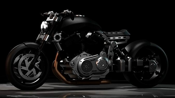 Confederate HellCat X132 high res Motorcycle Bike Model