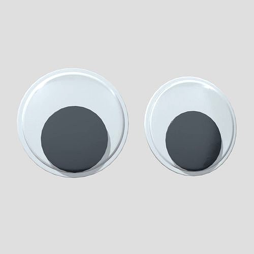 Wiggle Eyes 3d model