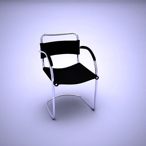 Chair 02 modelled in Lightwave 3D