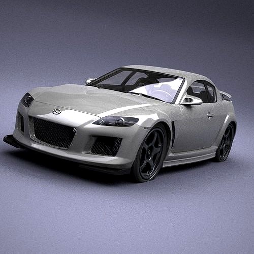 Mazda Speed RX8 model in Lightwave 3D