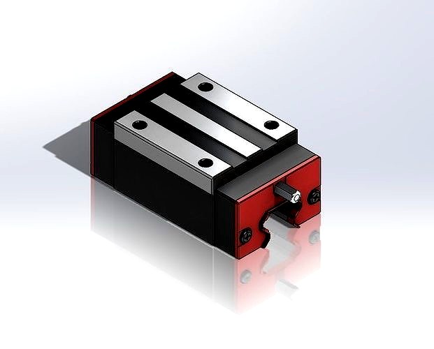 Flat Linear Bearing and Rail 20mm