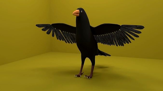 3D Model of Crow