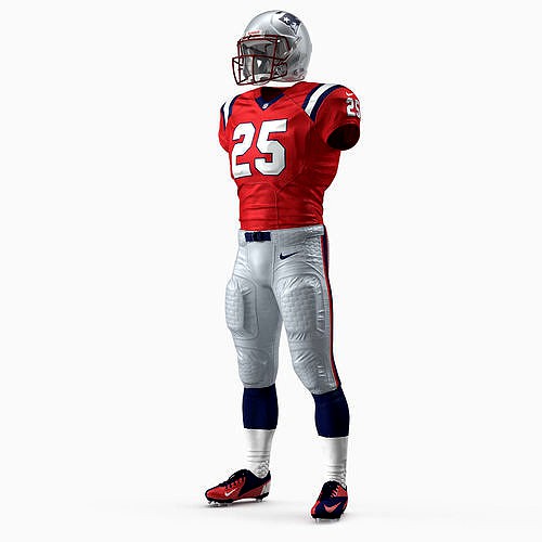 New England Patriots Football Player Uniform