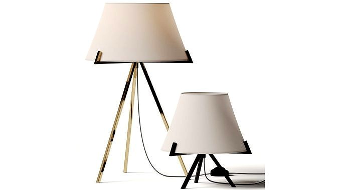 CB2 Exclusive Ornado Table Lamps