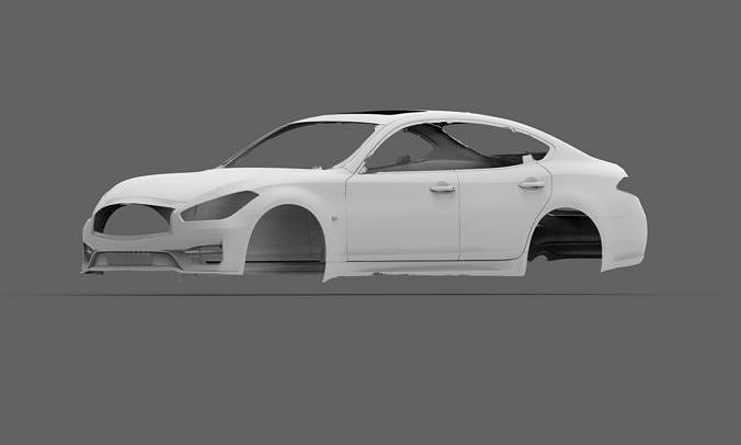 2019 Infinity Q70 3D SCANNED MODEL